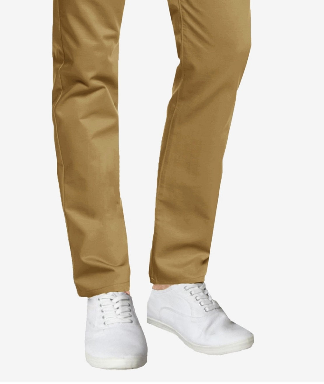 Galaxy By Harvic Men's 5 Pocket Ultra Stretch Skinny Fit Chino Pants Brown Size 34X32