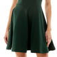 B Darlin Junior's Halter Neck Scuba Crepe A Line Dress Green Size 15-16