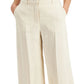 Weekend Max Mara Women's Andreis Linen Wide Leg Pants Brown Size 14