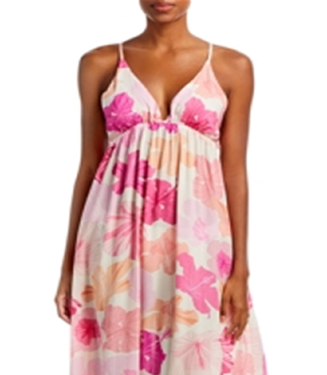 Tiare Hawaii Women's Gracie Tie Dye Cover Up Maxi Dress Orange Size One Size