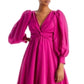 Sabina Musayev Women's Frida Open Back Midi Dress Pink Size S