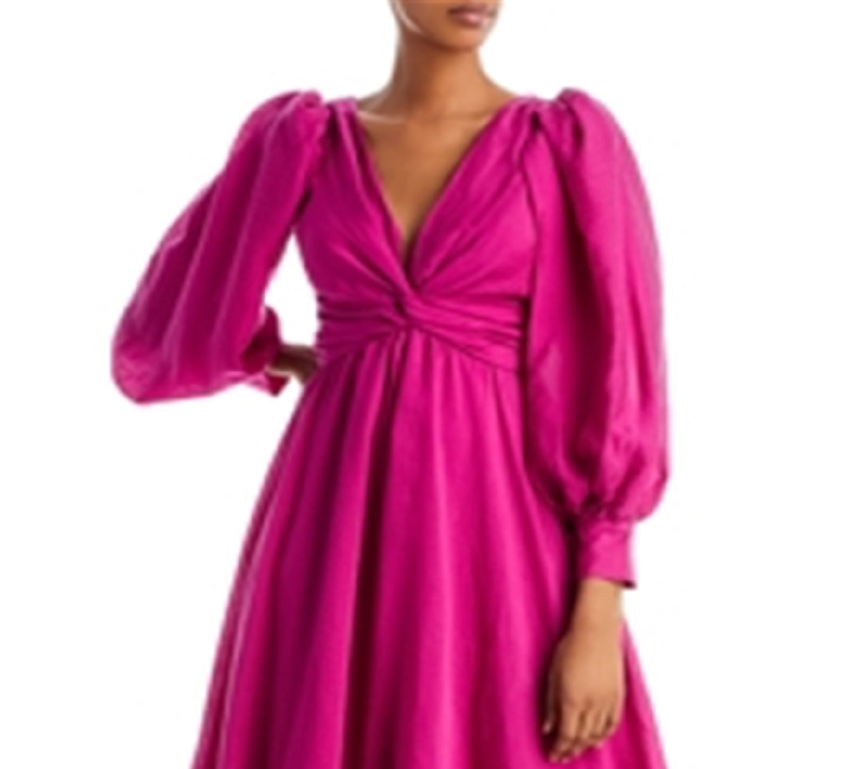 Sabina Musayev Women's Frida Open Back Midi Dress Pink Size S