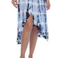 Raviya Women's Strapless Coverup Dress Swimsuit Blue