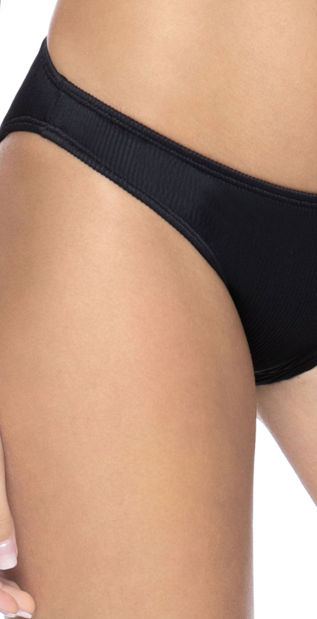 Pq Women's Basic Full Bikini Bottoms Black