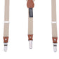 Mio Marino Men's Snazzy Suspender Bow Tie Set Brown Size 60