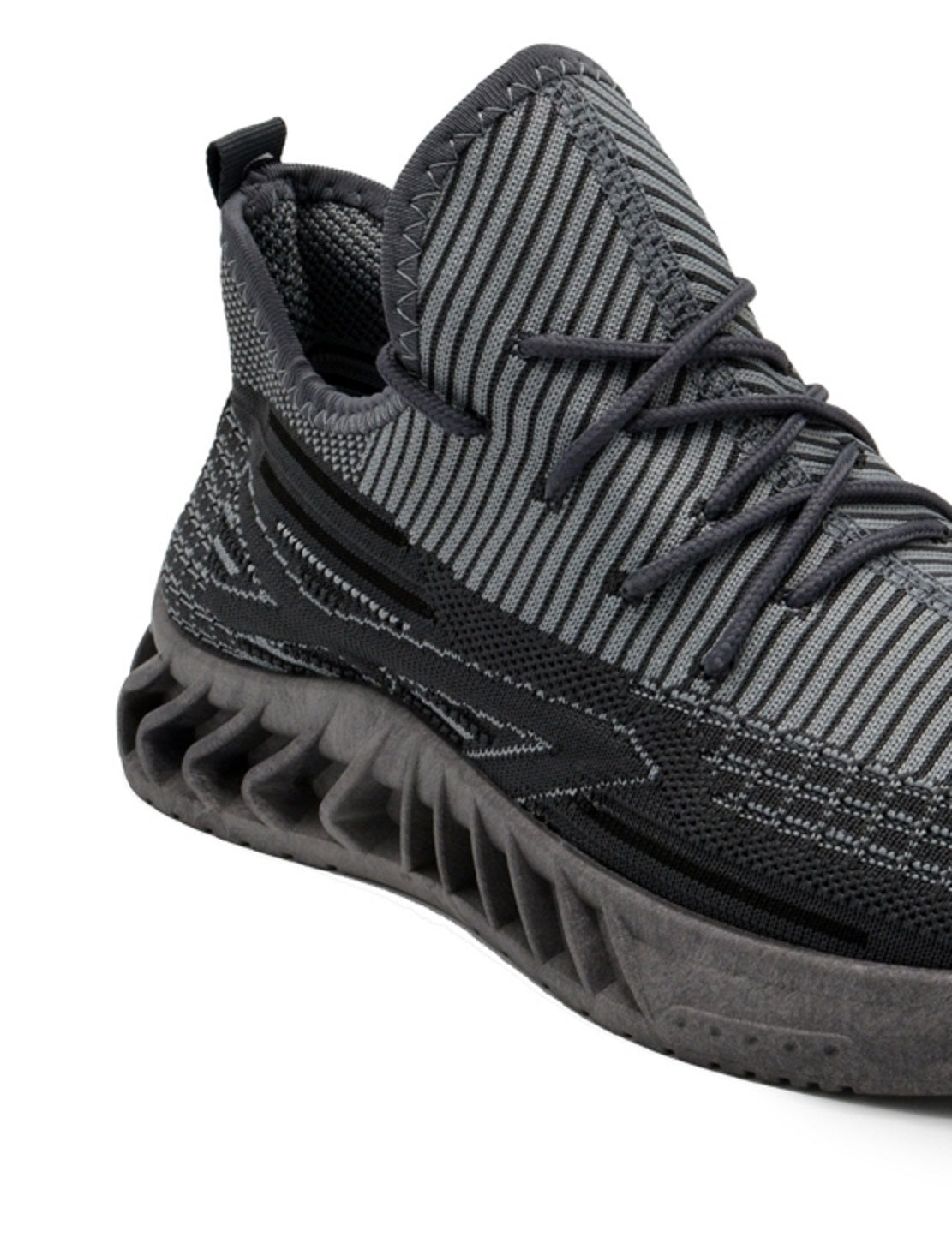 Akademiks Men's Fit 2 0 Knit Jogger Sneakers Gray Size 11 M