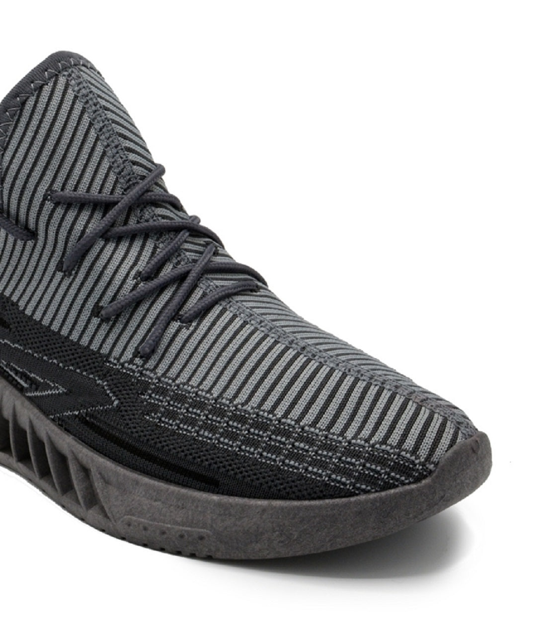 Akademiks Men's Fit 2 0 Knit Jogger Sneakers Gray Size 11 M