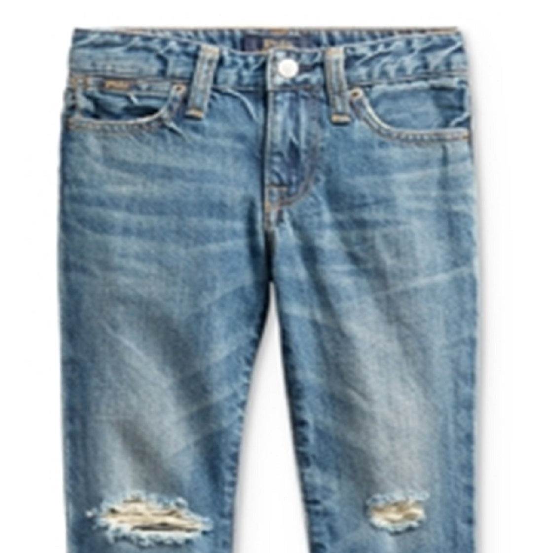 Ralph Lauren Girl's Polo Astor Slim Boyfriend Jeans Blue Size 6X