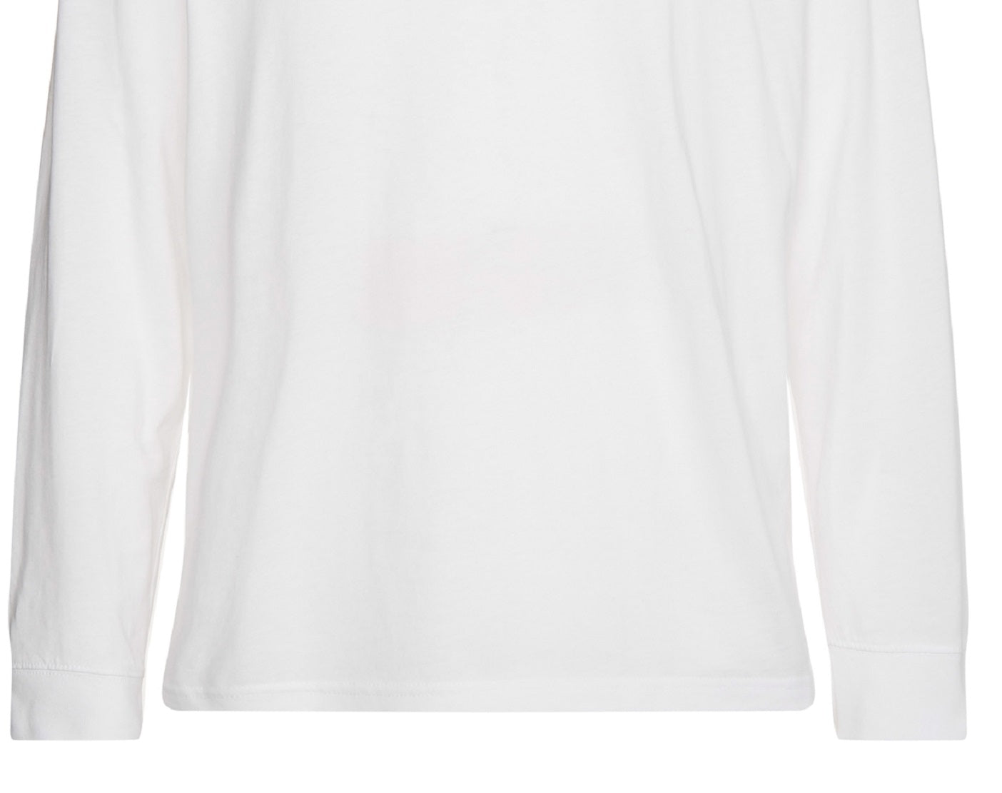 Tommy Hilfiger Men's Long Sleeve Corporate Logo TShirt White Size Medium