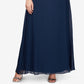 Alex Evenings Women's Mock Two Piece A Line Gown Blue Size 24W