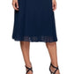 Alex Evenings Women's Mock Two Piece Cocktail Dress Blue Size 12