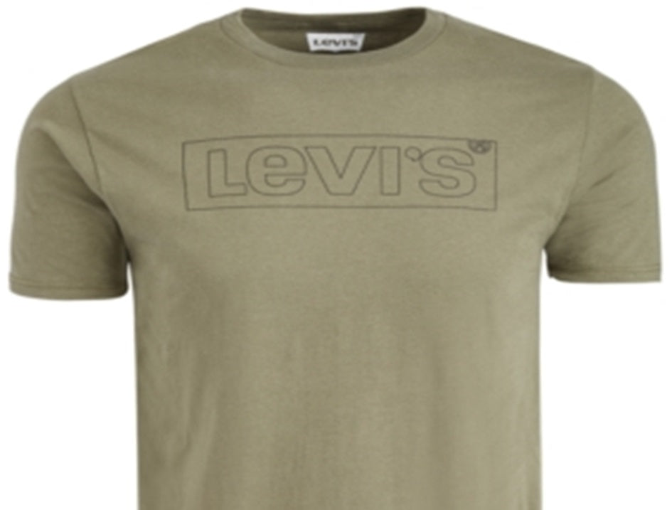 Levi's Men's Boxed Logo T-Shirt Green Size Large