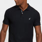 Nautica Men's Sustainably Crafted Deck Polo Shirt Black Size Large