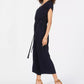 Monteau Women's Paperbag Waist Jumpsuit Blue Size Petite X-Large