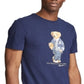 Polo Ralph Lauren Men's Custom Slim Fit Polo Bear T-Shirt Blue Size Small