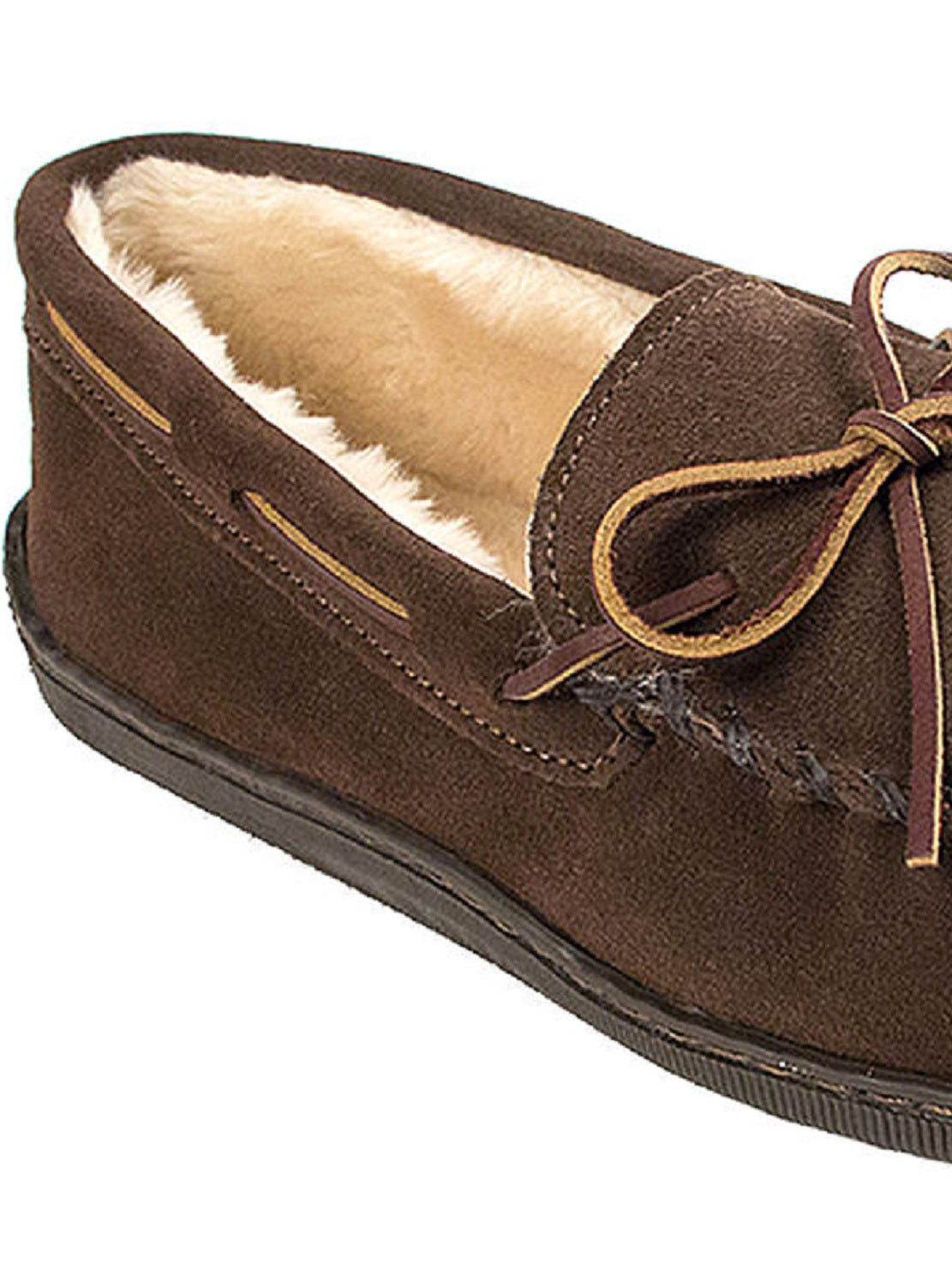 Minnetonka Men's Suede Moccasin Brown Size 10 M