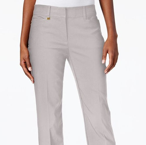 JM Collection Women's Tummy Control Curvy Fit Pants Gray Size 22X5