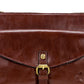 Patricia Nash Women's Kirby East West Leather Crossbody Brown Size Regular