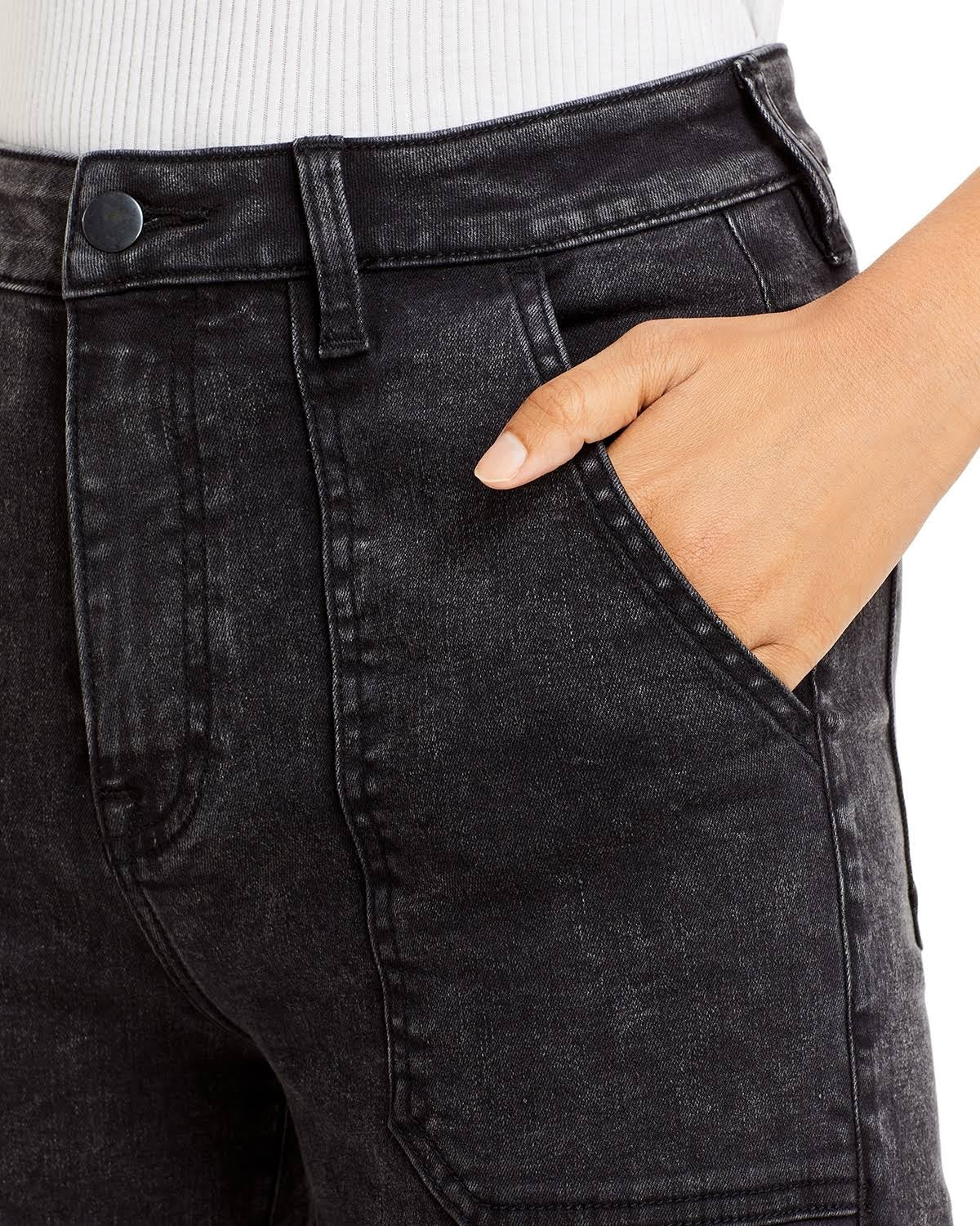 Aqua Women's Jackie Jogger Jeans  Gray Size 28