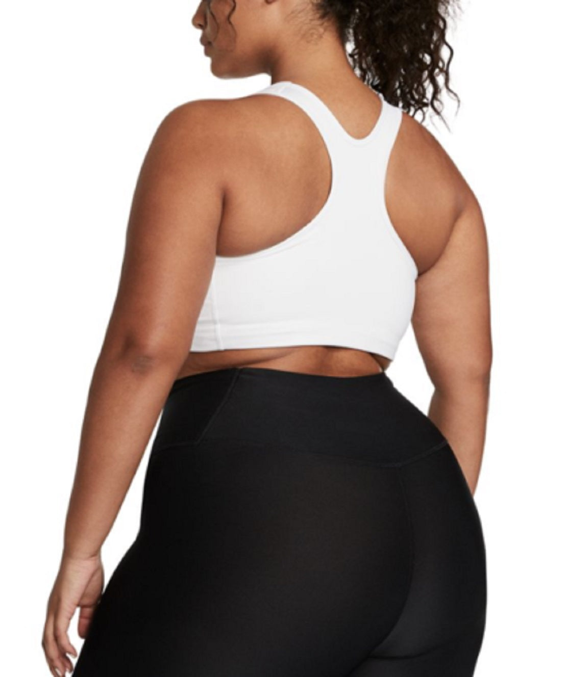 Nike Women's Plus Dri Fit Support Sports Bra White Size X-Large