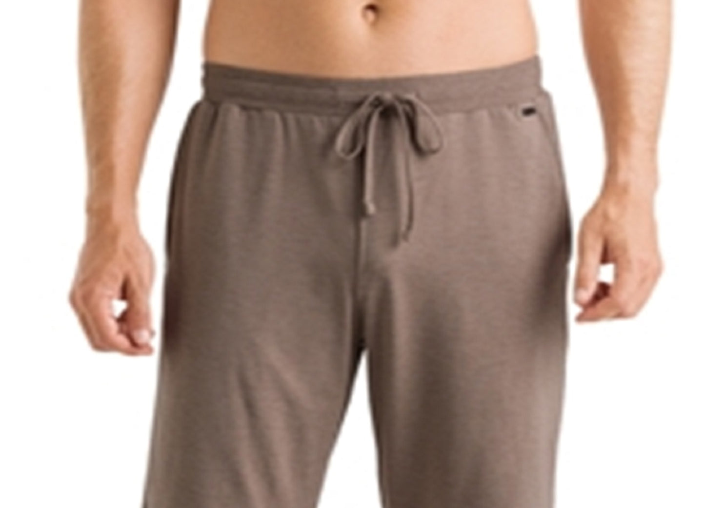 Hanro Men's Casual Drawstring Shorts Brown Size Large
