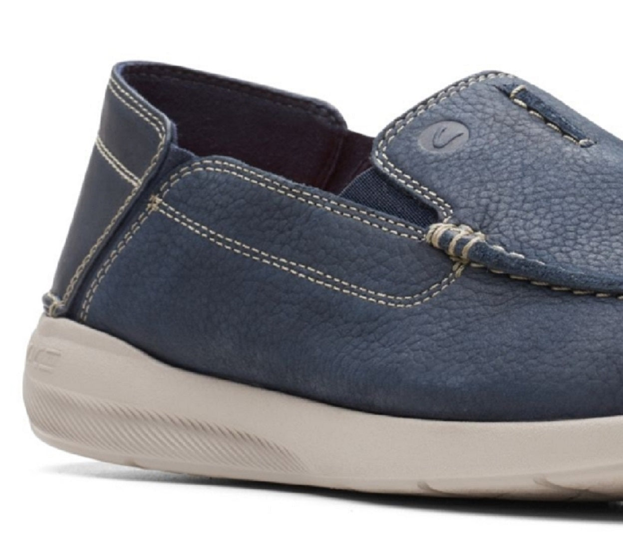 Clarks Men's Gorwin Step Slip On Loafer Shoes Blue Size 11 M