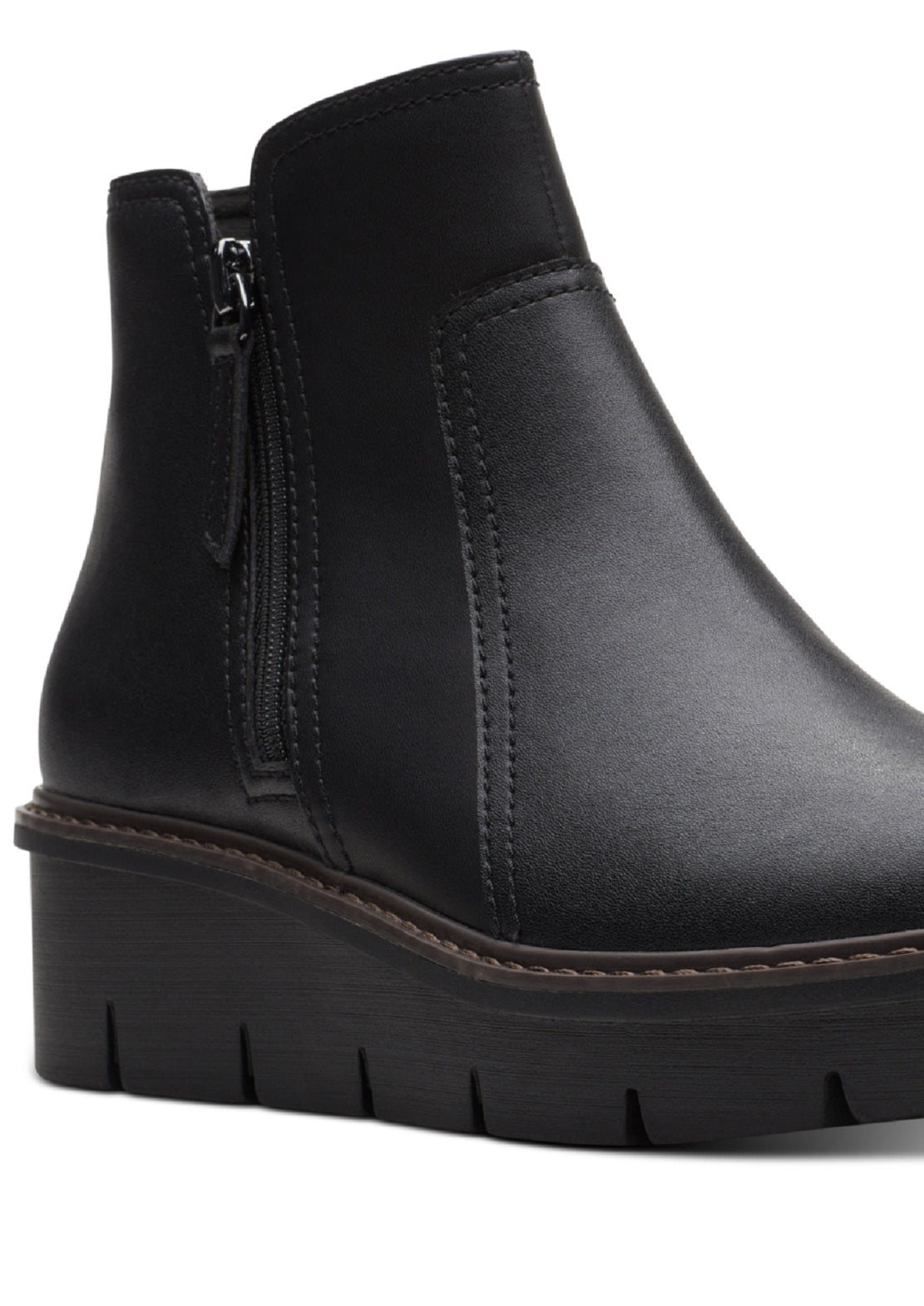 Clarks Women's Airabell Zip Booties Black Size 6 M