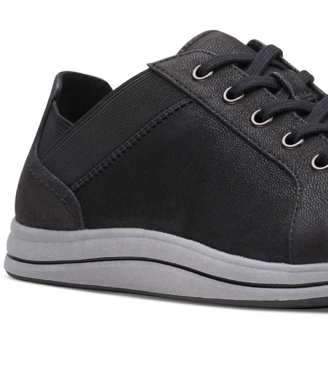 Clarks Women's Cloudsteppers Breeze Sky Lace Up Sneakers Black Size 8.5 M