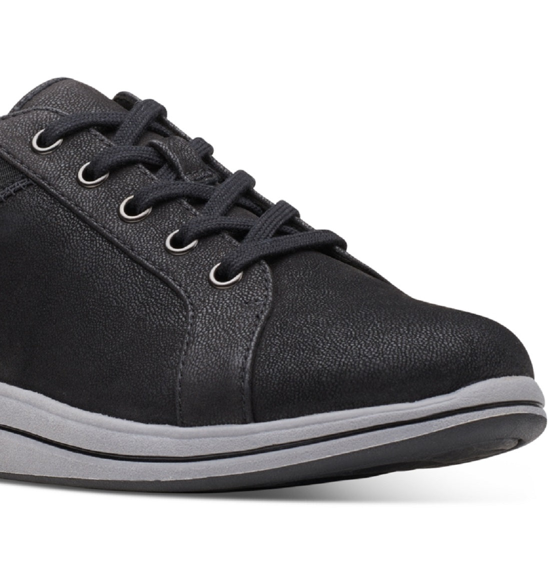 Clarks Women's Cloudsteppers Breeze Sky Lace Up Sneakers Black Size 8.5 M