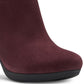 Clarks Women's Ambyr Gem Platform Dress Booties Red Size 7 M