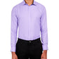 Calabrum Men's Regular Fit Non Iron Performance Dress Shirt Purple Size XX-Large