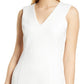 Donna Ricco Women's Cupcake Hem Scuba Sheath Dress White Size 10