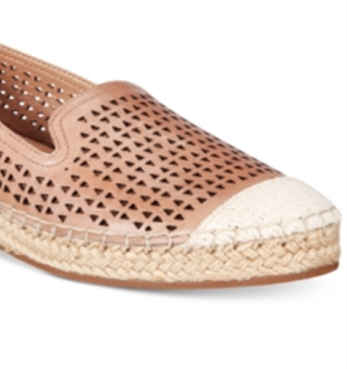 Bella Vita Women's Channing Cap Toe Espadrille Flats Brown Size 8.5 M