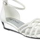 Easy Street Women's Tarrah Evening Sandals White Size 6.5 WW