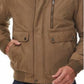 Rainforest Men's Micro Twill Bomber Jacket Brown Size Large