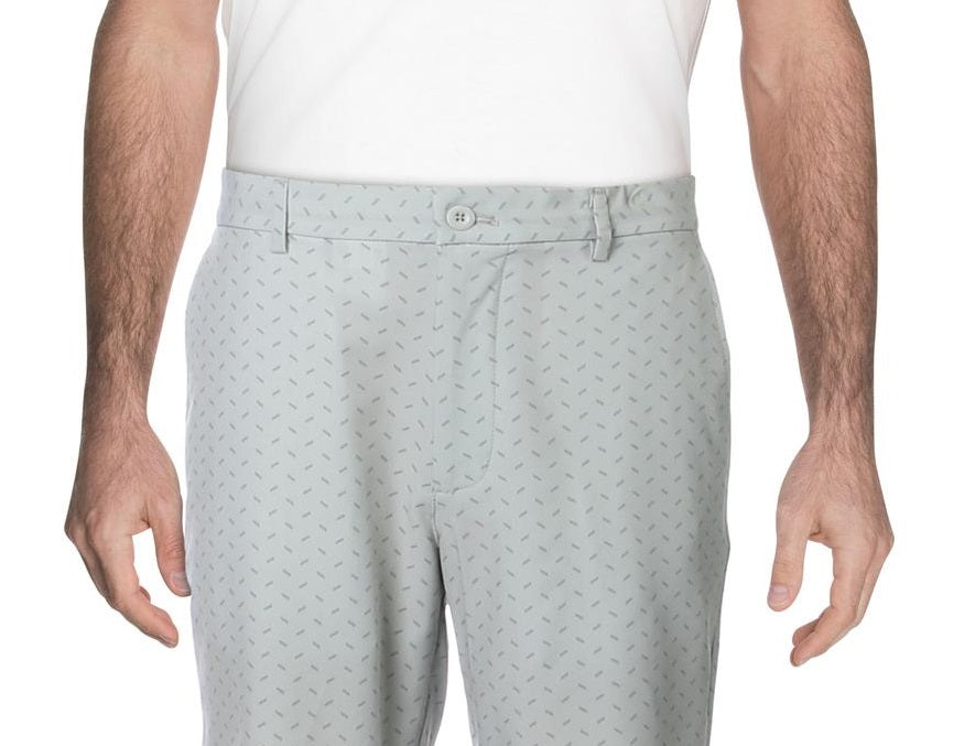 Attack Life By Greg Norman Men's Printed Shorts Gray Size 42