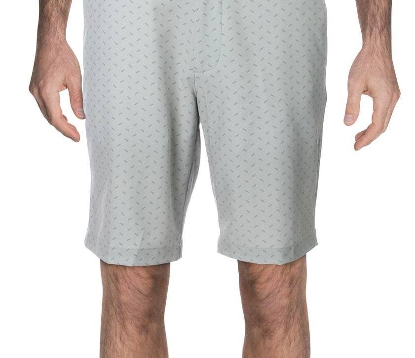 Attack Life By Greg Norman Men's Printed Shorts Gray Size 42