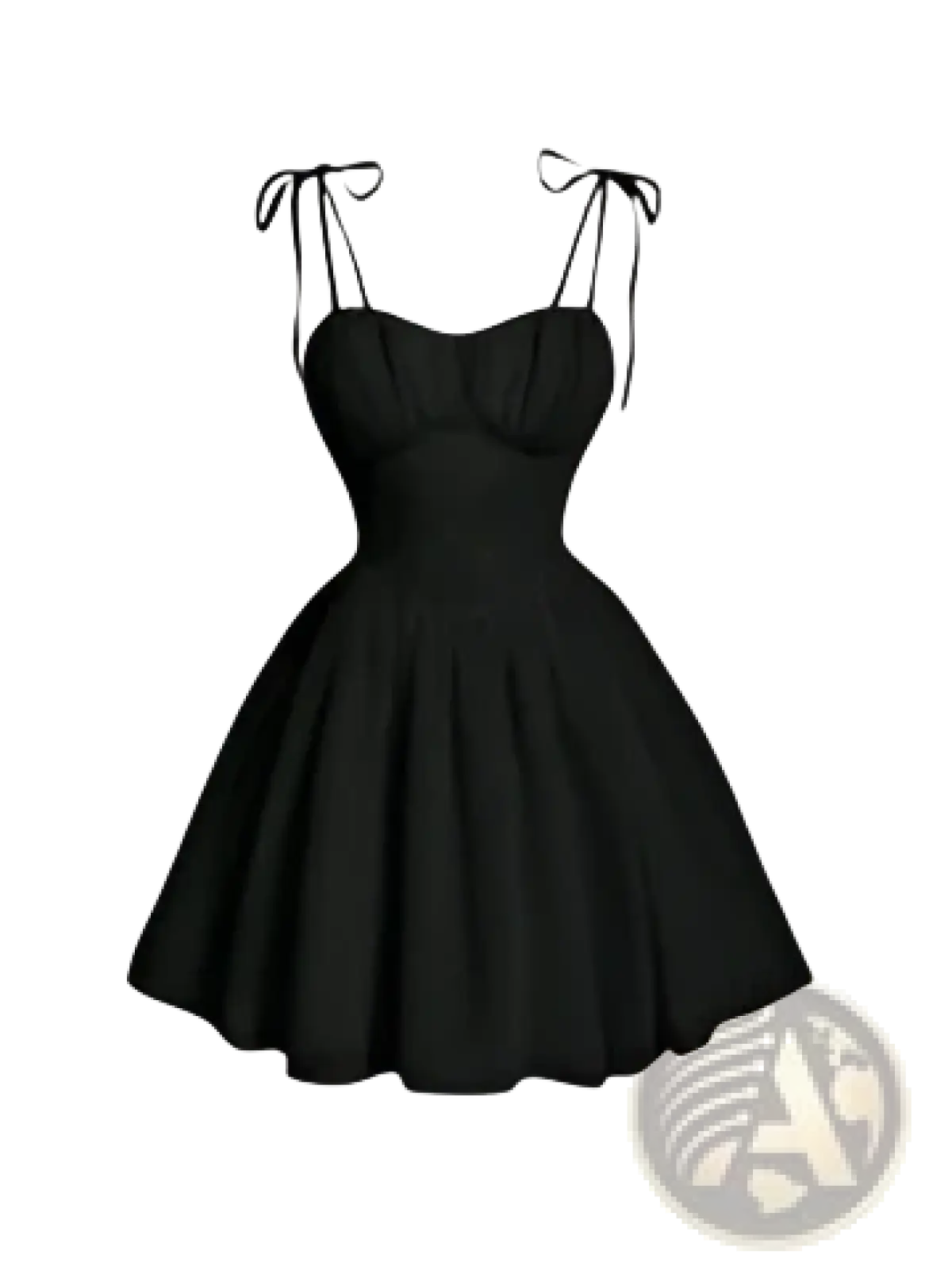 Sky Blue Ruched Corset Mini Dress with Tie Straps