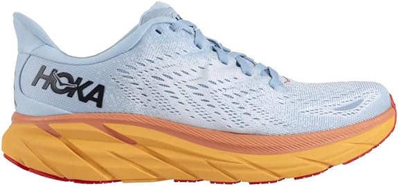 HOKA ONE ONE Women's Low-top Sneaker Blue and Orange Size 8.5