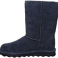 BEARPAW Women's Elle Short Wide Cadet Boot Classic Black Suede Size 7