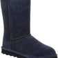 BEARPAW Women's Elle Short Wide Cadet Boot Classic Black Suede Size 7