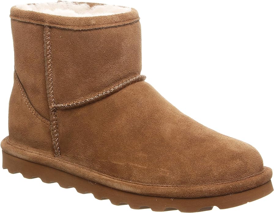BEARPAW Women's Alyssa Slip On Winter Boot Hickory Ii
