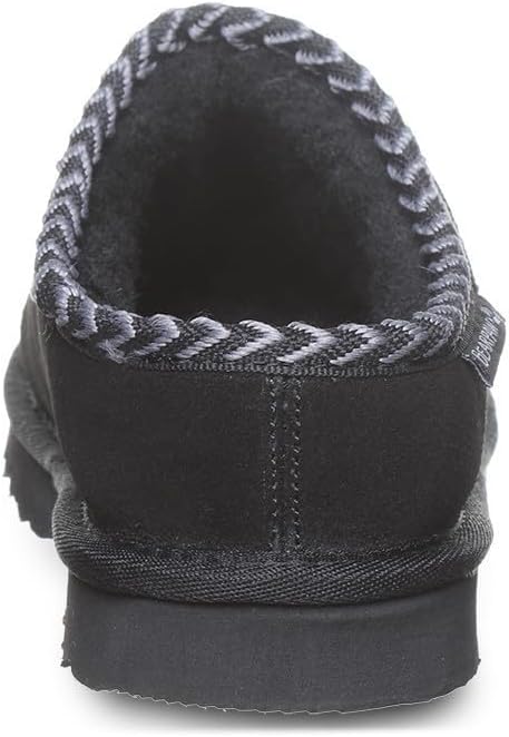 BEARPAW महिलाओं का टाबिथा स्लिपर महिलाओं का स्लिपर काला साबर