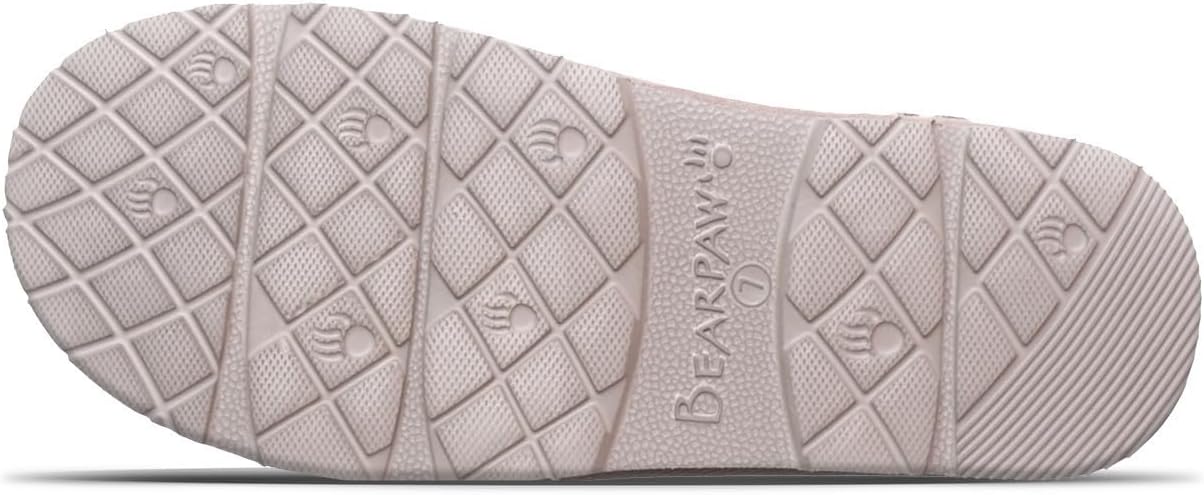 BEARPAW महिलाओं के लिए तबिथा मशरूम वीमेन स्लिपर आरामदायक और हल्का