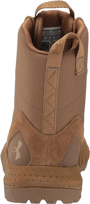 Under Armour Men's Micro G Valsetz Lthr Military and Tactical Boot, Coyote