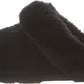 BEARPAW महिलाओं के लोकी ब्लैक वीमेन स्लीपर आरामदायक और हल्के, साइज़ 8