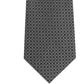 Kenneth Cole Men's Abstract Print Iridescent Geo Slim Neck Tie Gray  Size One Size