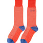 Calvin Klein Men's Houndstooth Crew Socks Red One Size