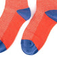 Calvin Klein Men's Houndstooth Crew Socks Red One Size