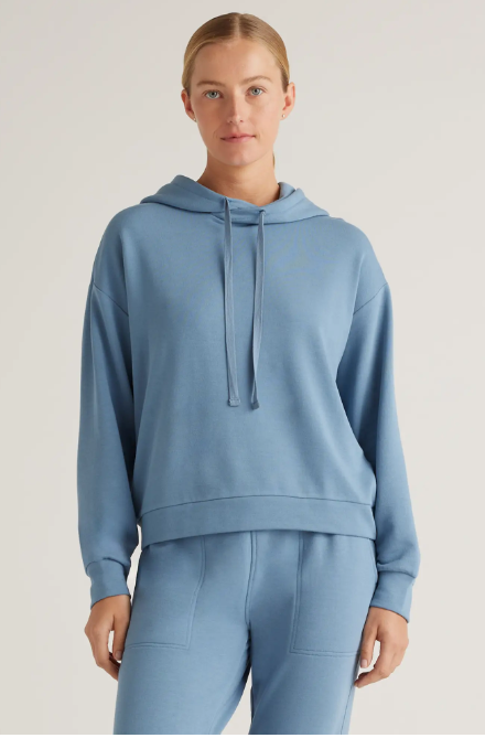 Cotton on Women's Your Favourite Hoodie Sweatshirt Blue Size Medium